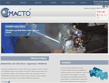 Tablet Screenshot of macto.com.br